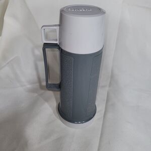 Thermos Bottle Filler 22F Stopper 722 Cup 22A63 Grey Vintage Replacable Glass